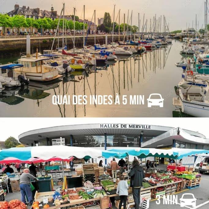 T3 Proche Centre Ville Gare Sncf Plage Avec Parkink Prive Λοριάν Εξωτερικό φωτογραφία