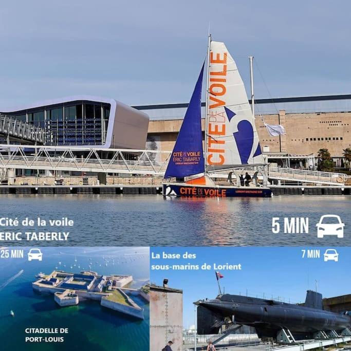 T3 Proche Centre Ville Gare Sncf Plage Avec Parkink Prive Λοριάν Εξωτερικό φωτογραφία